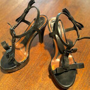 Black MarniPlatform sandals size 8
